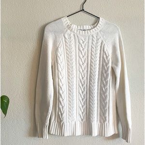 White Knit Sweater